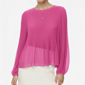 Aritzia Wilfred Daydreamer Blouse in Pink